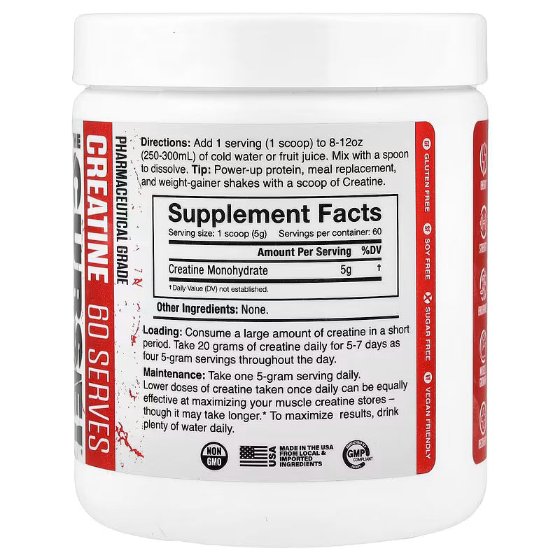 JNX Sports, The Curse!®, Creatine, Unflavored, 10.6 oz (300 g)