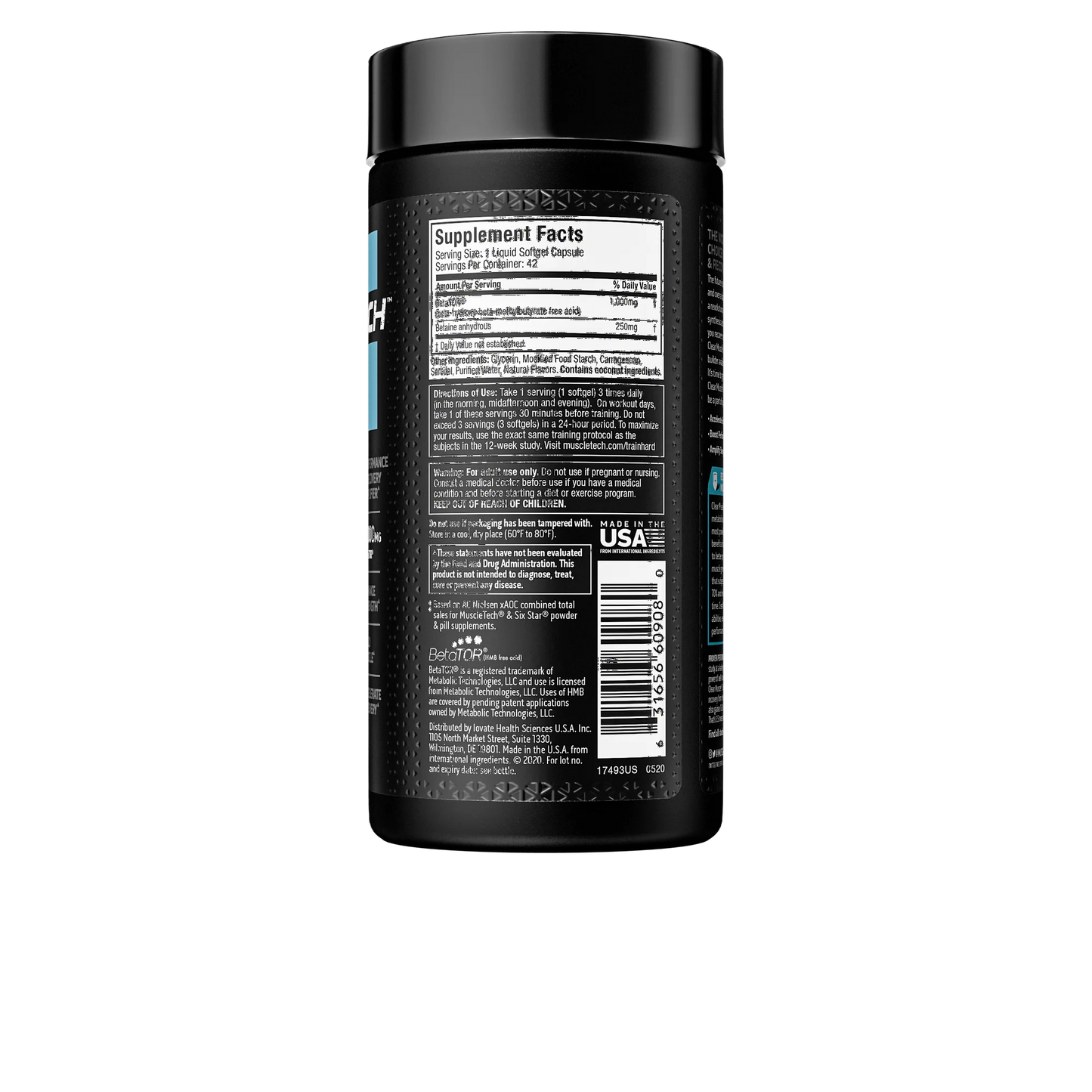 MUSCLETECH CLEAR MUSCLE 84 CAP