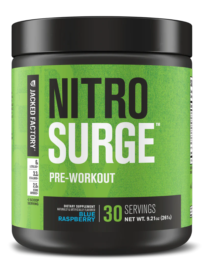 JACKED Nitrosurge Pre-Workout 30 SERV