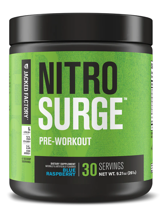JACKED Nitrosurge Pre-Workout 30 SERV