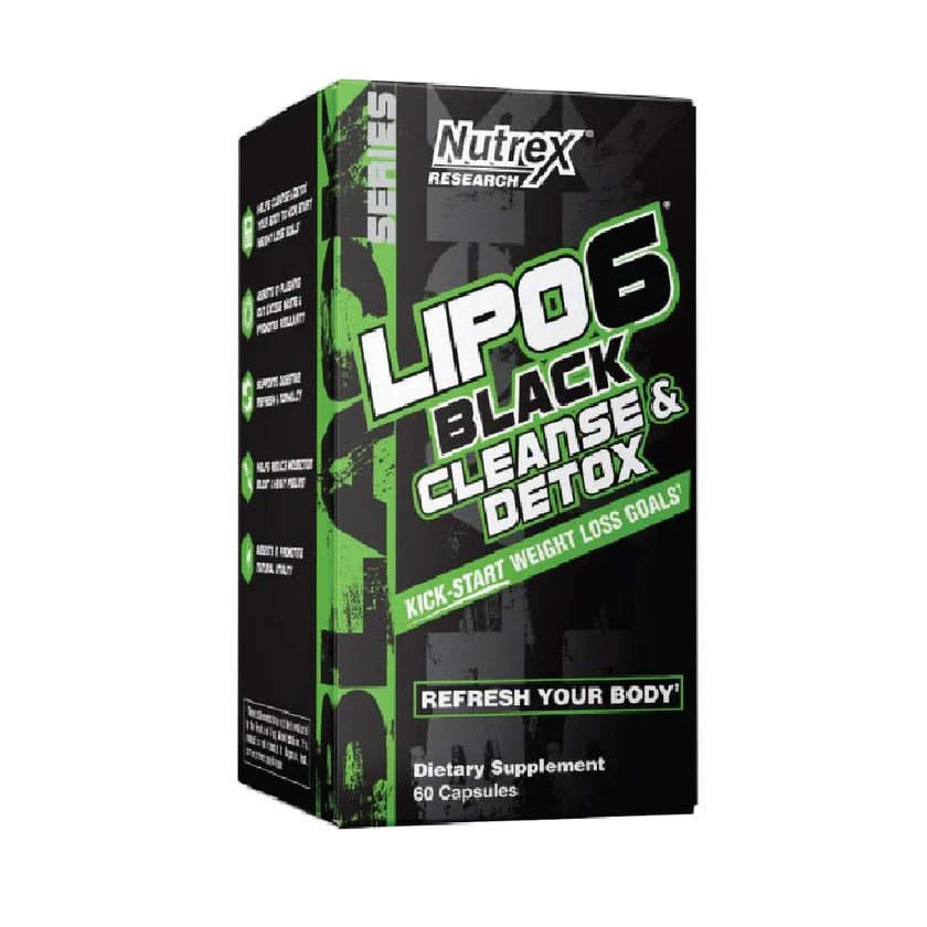 Lipo 6 Black Cleanse & Detox, 60 capsules