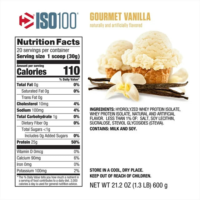 Dymatize Iso 100 Hydrolyzed Protein - 1.5LBS
