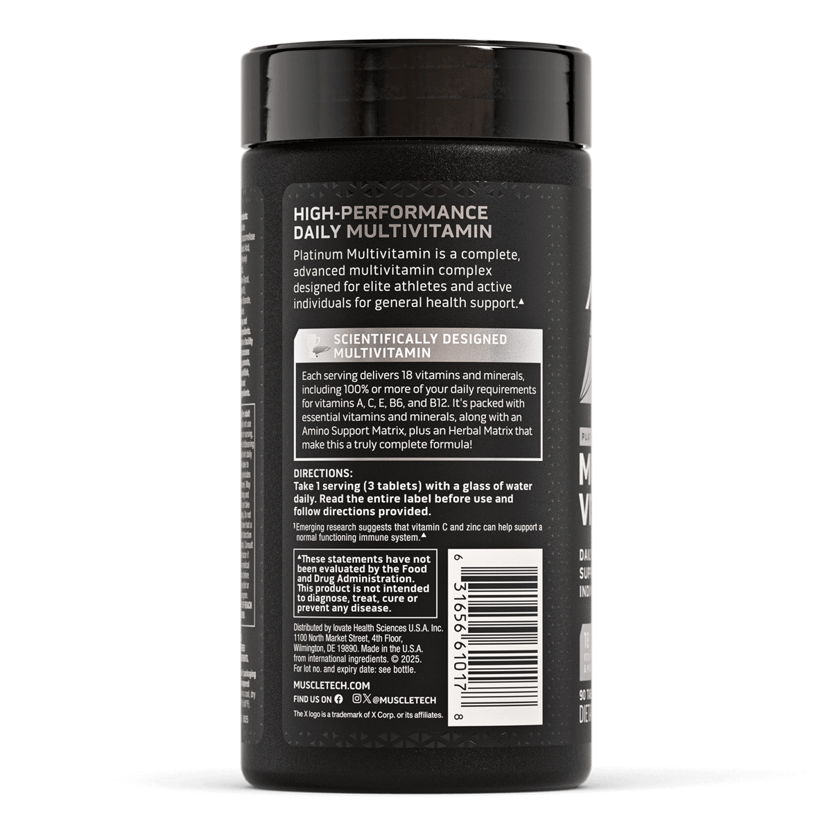 MUSCLETECH Platinum Multi Vitamin 90CAP