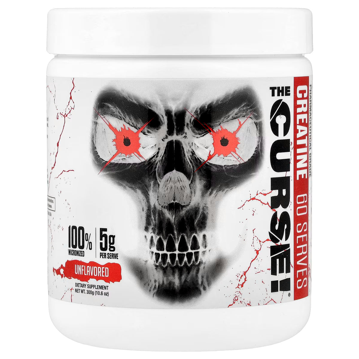 JNX Sports, The Curse!®, Creatine, Unflavored, 10.6 oz (300 g)