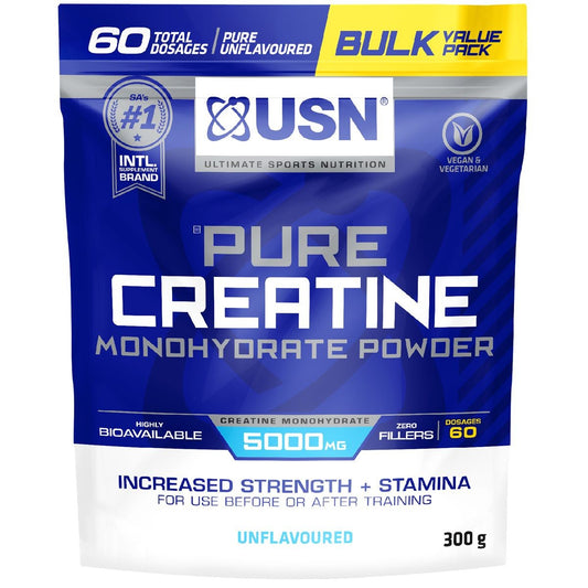 USN Pure Creatine 300g, 60 Servings