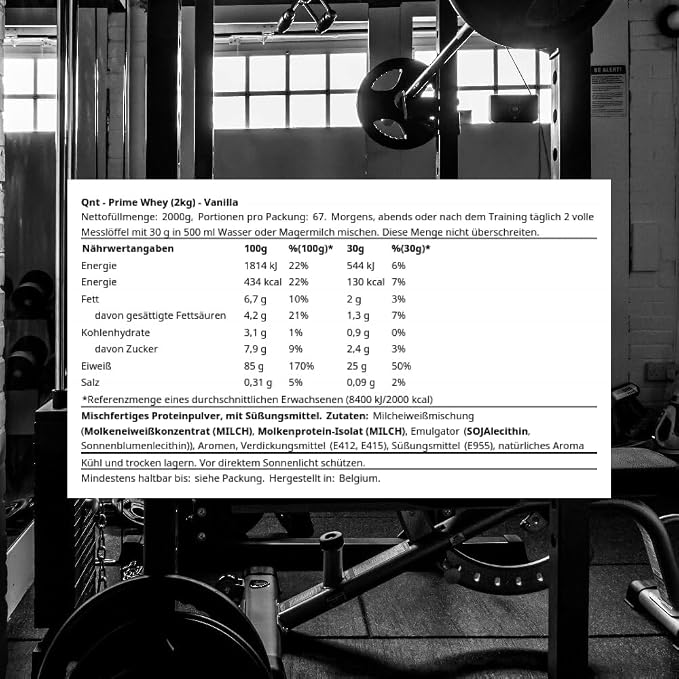 QNT Prime Whey (2000g) Vanilla