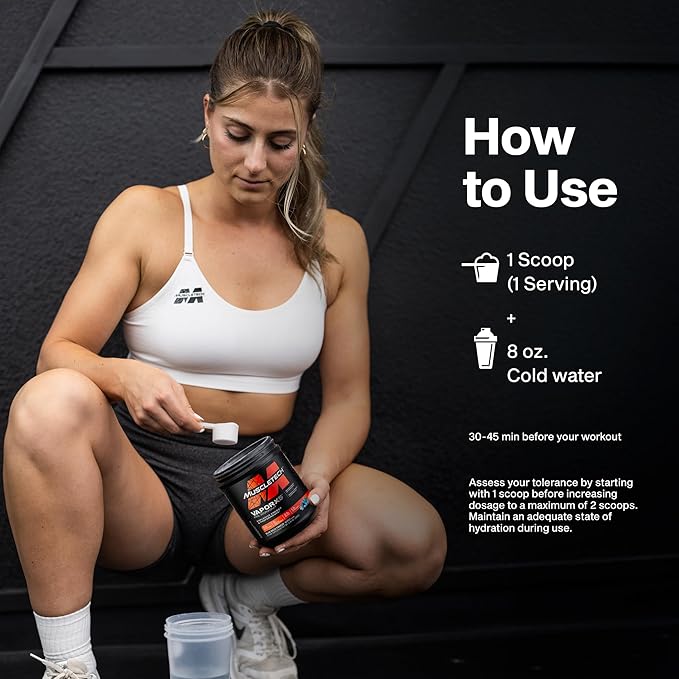 MuscleTech Pre-Workout Powder, Vapor X5 (30 Servings)