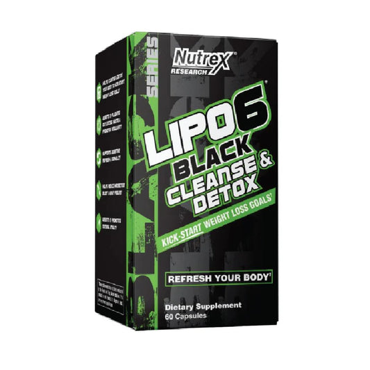 Lipo 6 Black Cleanse & Detox, 60 capsules