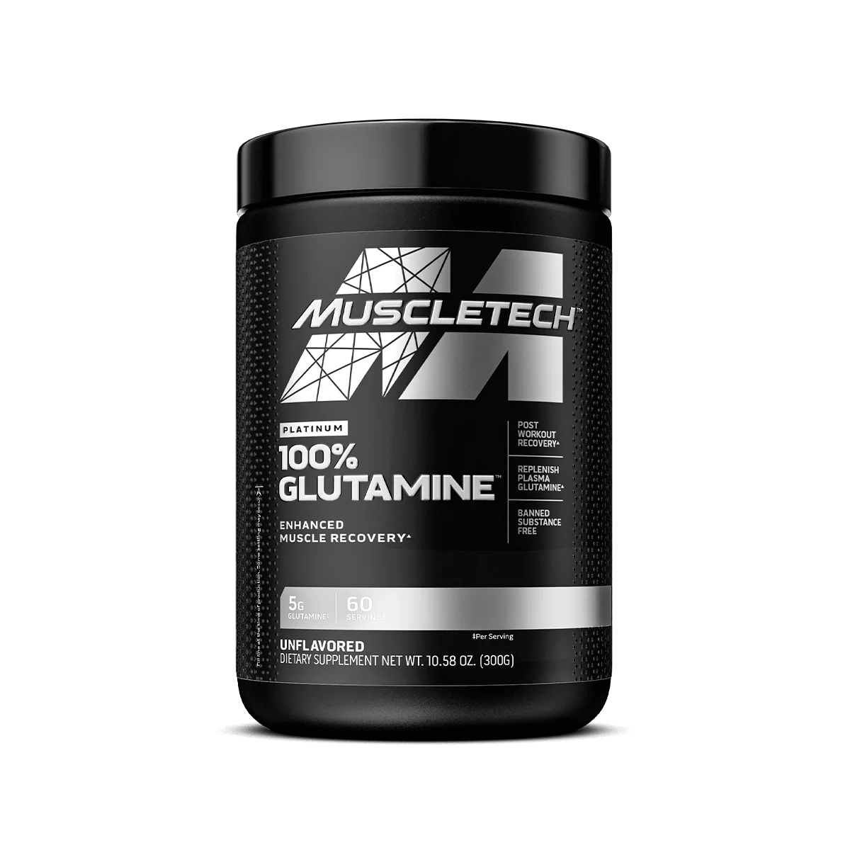MUSCLETECH 100% Glutamine 300G – The Vitamin Center TVC