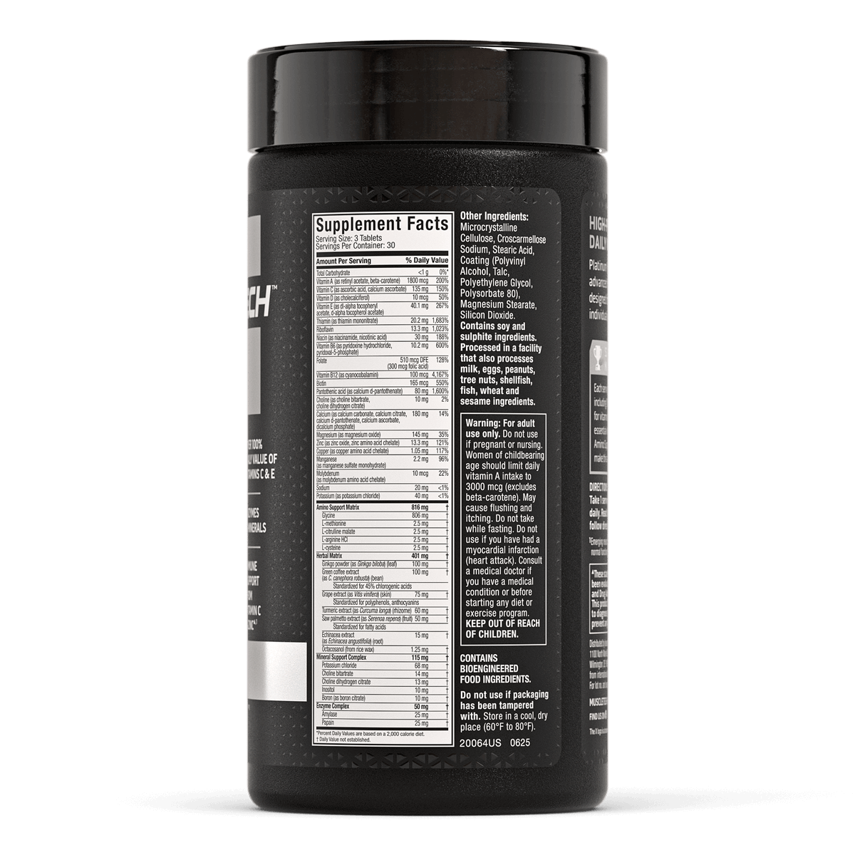 MUSCLETECH Platinum Multi Vitamin 90CAP